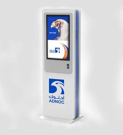 Outdoor kiosk project in abu dhabi for ADNOC