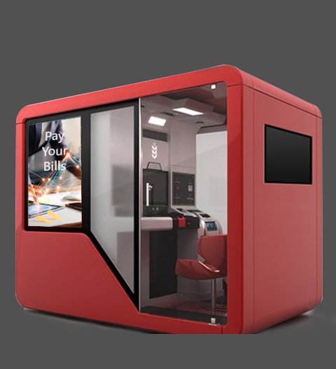 bill payment kiosk semi outdoor