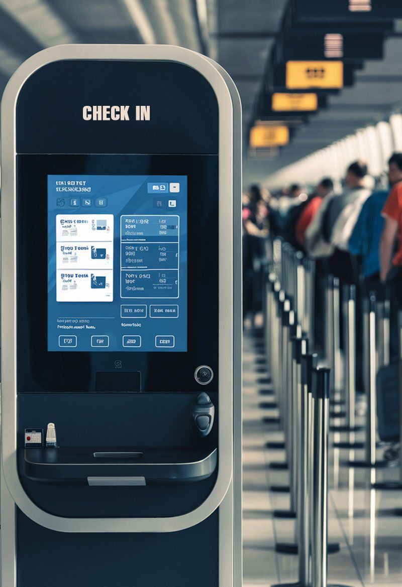 airport check-in kiosk uae