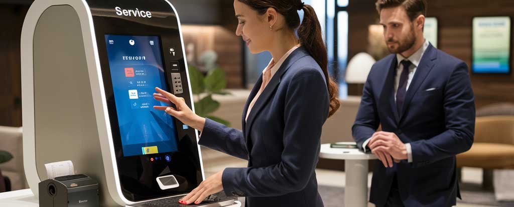 banking self service kiosk