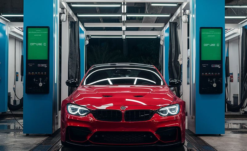 car wash kiosk machine