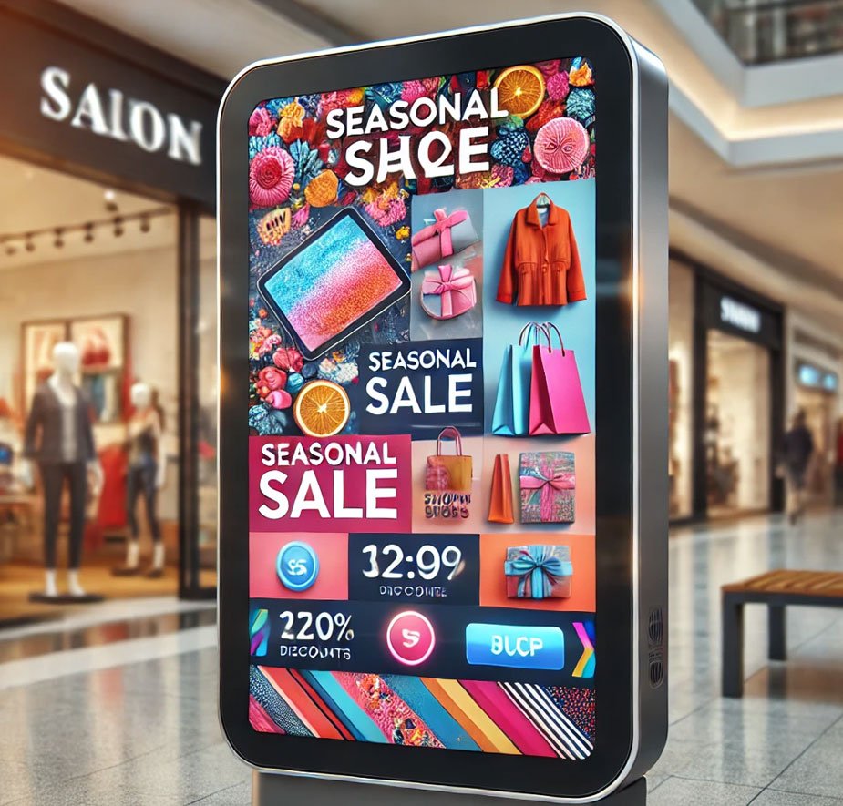 digital advertisement kiosk machine