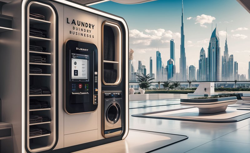 laundry self-service kiosk