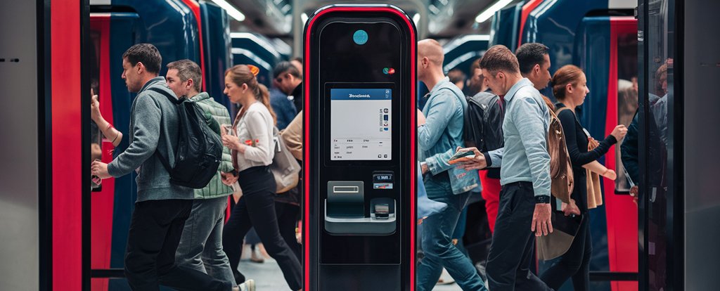public transport ticketing kiosk