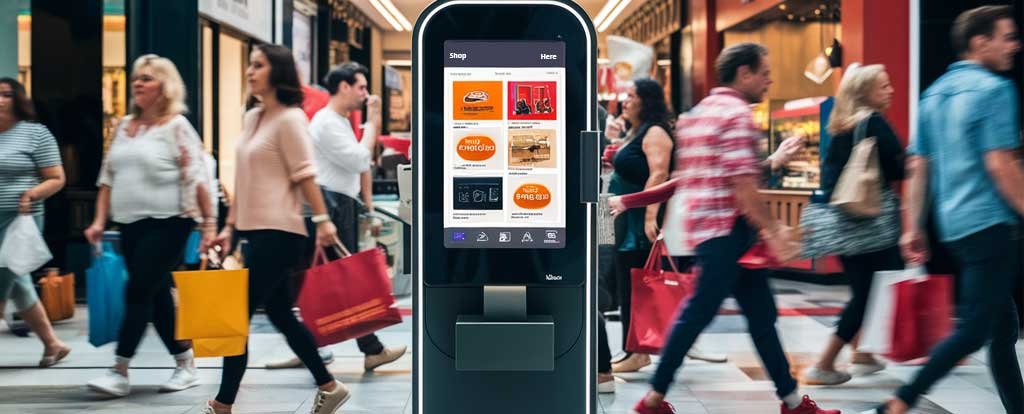 retail self-service kiosk machine