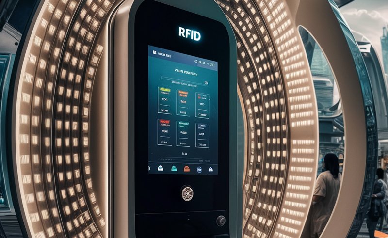 RFID kiosk machine