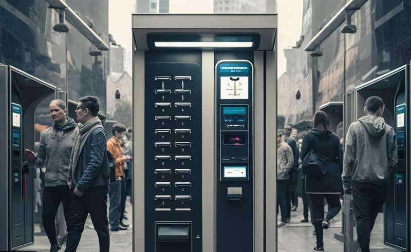 self-service key drop kiosk