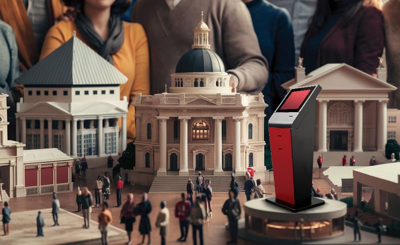 self-service kiosk machine in Cultural Institutions