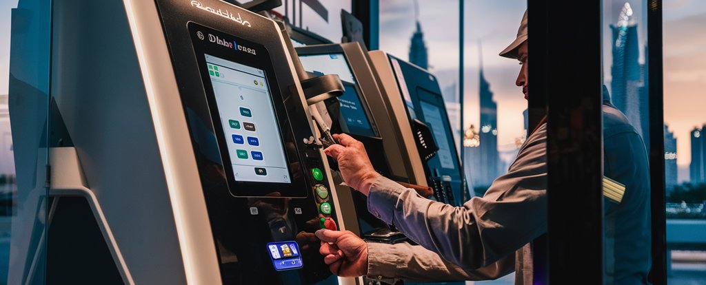 self-service kiosk machine uae