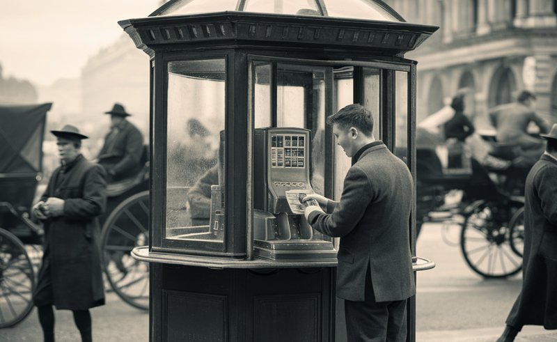self-service kiosk old age