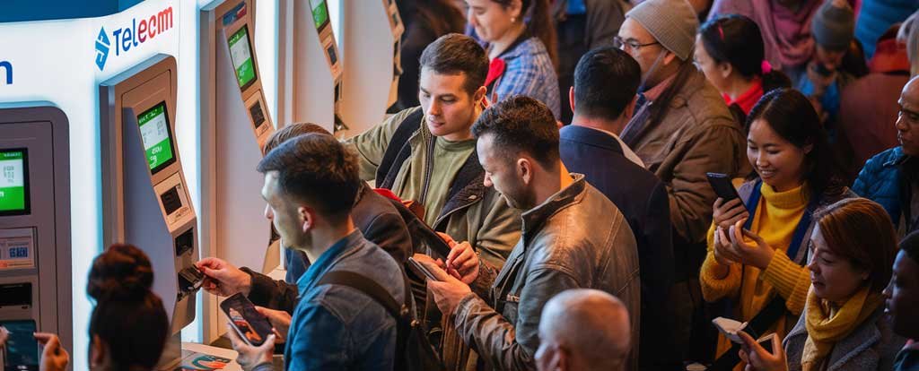 telecom self-service kiosk machine ssm