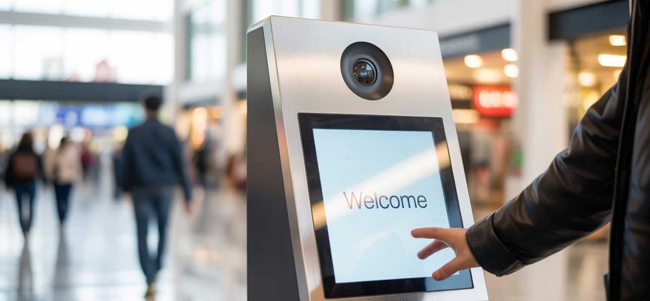 video conference kiosk for micro loan