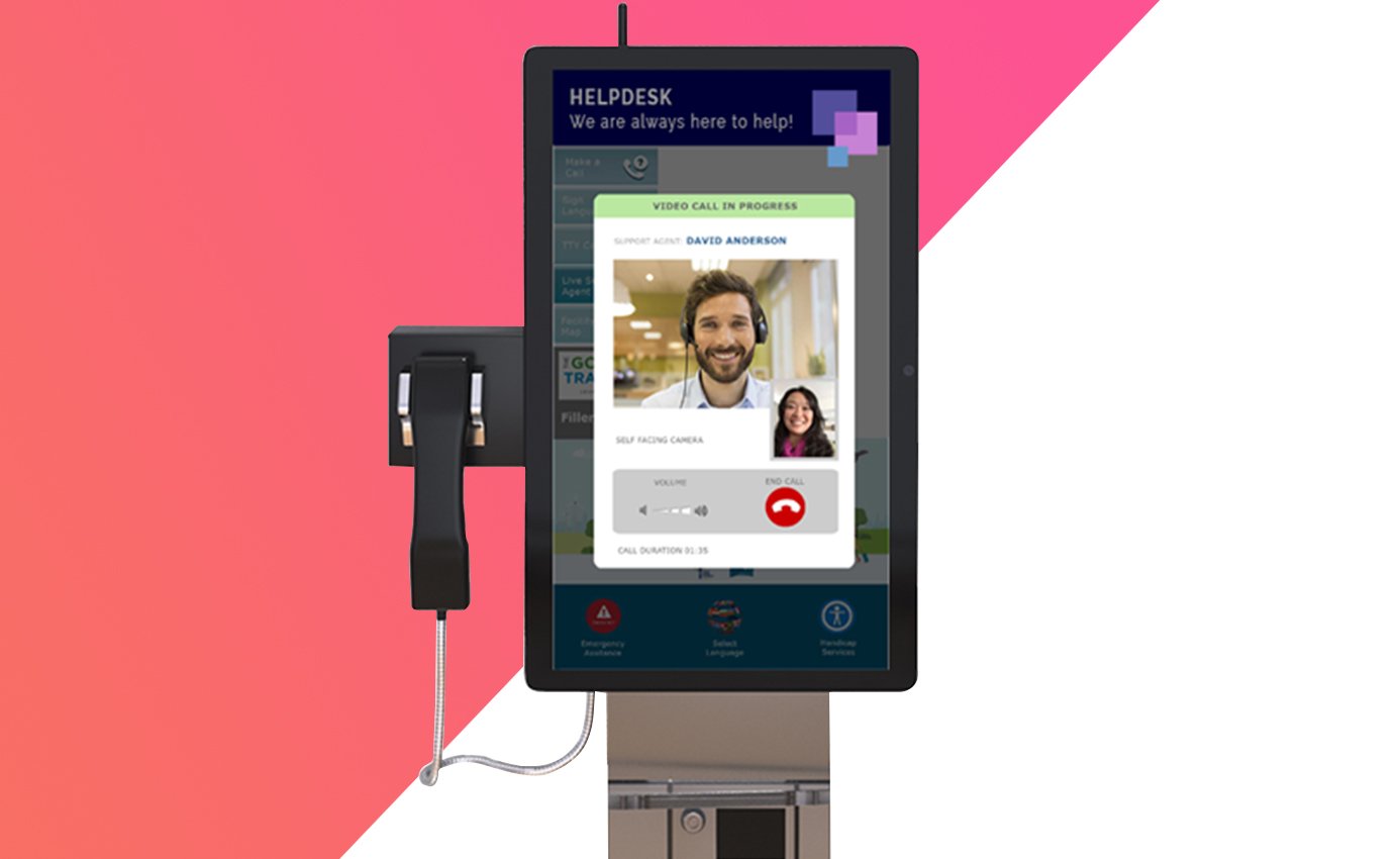 video conference kiosk