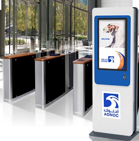 access control kiosk adnoc